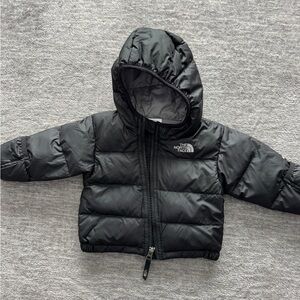 The North Face Charcoal and Black Hooded Jacket